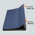 thumbnail image 2 of JYtrend Smart Slim Case for iPad Air 5th 4th Generation 2022 2020 10.9 Inch With Pencil Holder, Protective Cover Trifold Stand for iPad Air 4 5 (Navy Blue), 2 of 8