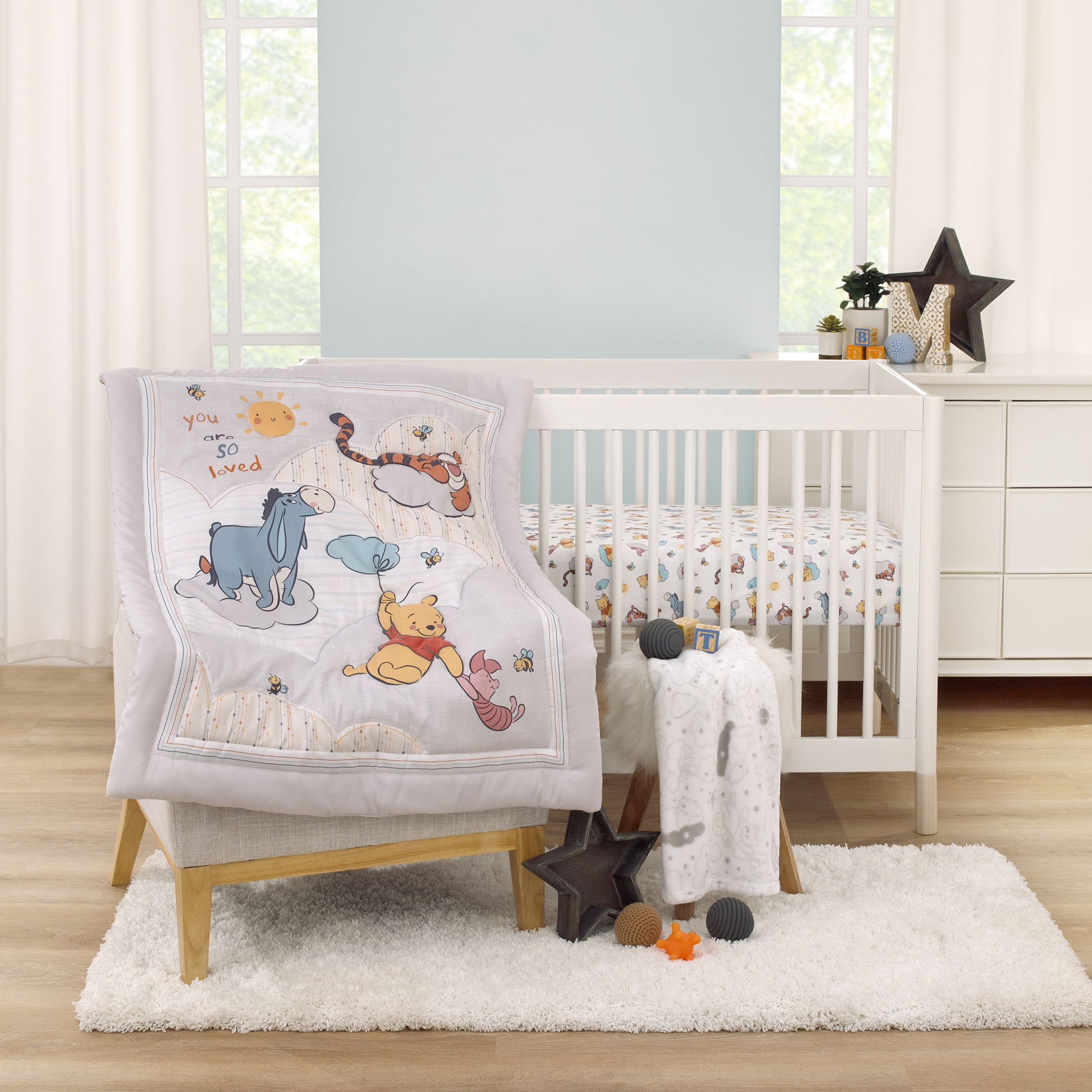 Best Friends Pram Buggy Pushchair Cot Baby Blanket Cot Bedding Nursery Set 