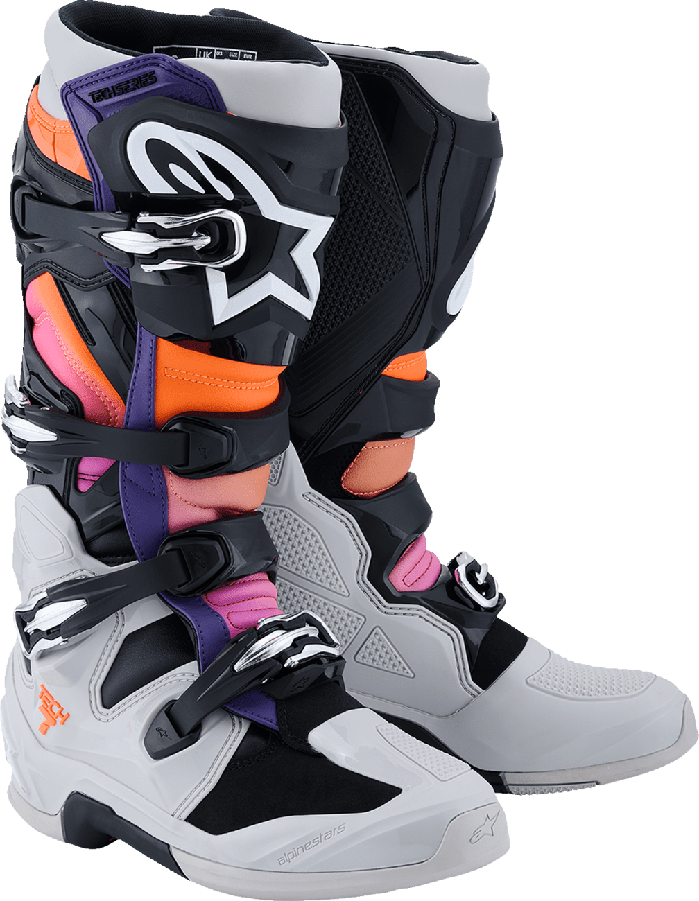 Alpinestars Tech 10 Mens MX Offroad Boots Black/White 8 USA