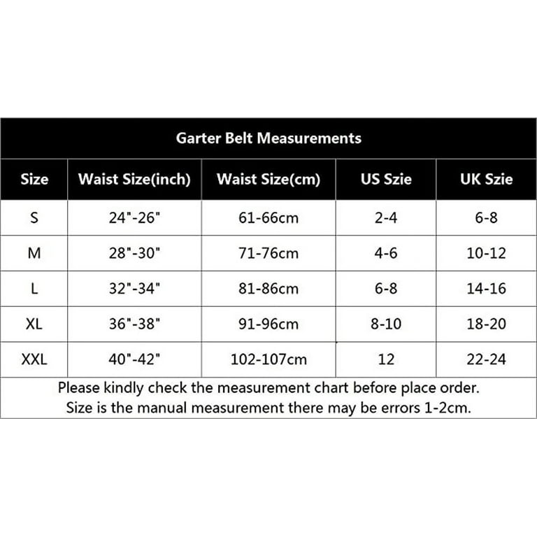 Women High Waist Garter Belt Mesh Suspender Belt 6 Straps for Thong  Stocking
