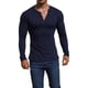 thumbnail image 1 of Playeras John Leopard Henley Ajuste Perfecto Slim Fit Cd, 1 of 8