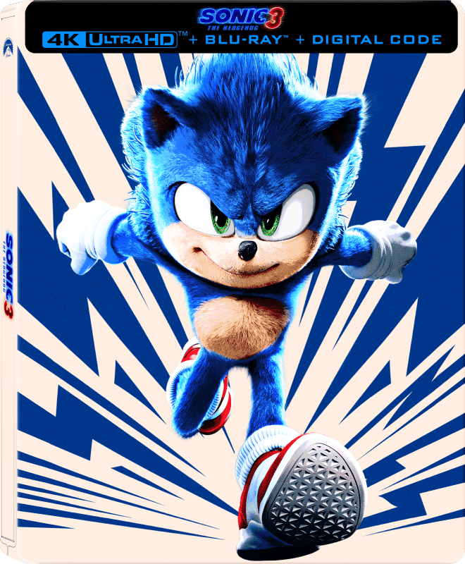 Sonic The Hedgehog 3 (Steelbook) (4K Ultra HD + Blu-ray + Digital