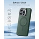 thumbnail image 3 of Funda de silicona ESR con soporte para iPhone 16 Pro Max, color verde, 3 of 9