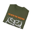 thumbnail image 5 of I'm with the Skeleton Funny Trick or Treat Halloween Tee, 5 of 5