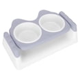 thumbnail image 4 of Cuencos de agua dobles para comida para gatos, Cuencos elevados para comida para gatos Cuencos de alimentación para gatos con doble elevación Cuencos elevados para comida para gatos Funcionamiento suave, 4 of 8