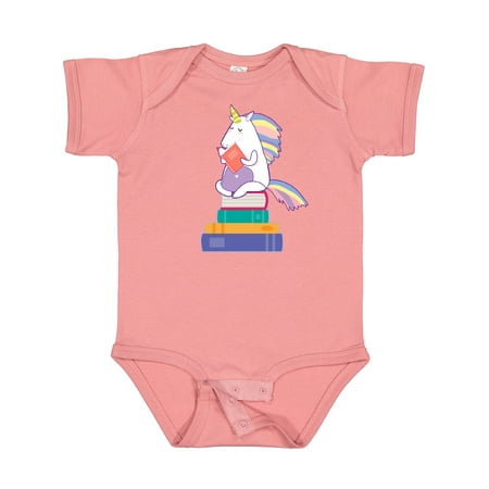 

Inktastic Book Lovers Gifts Unicorn Librarian Gift Baby Girl Bodysuit
