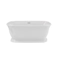 thumbnail image 5 of Dreamline BTADX3267C00 Ascend 67" Free Standing Acrylic Soaking Tub - White, 5 of 5