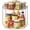 10.6in 1 Pack, variant on 2 Tier Lazy Susan Organizer, 9.25'' Lazy Susan Turntable for Cabinet, Stackable Turntable Organizer Rotating Spice Rack Organization for Kitchen Countertop, Pantry, Bathroom, Clear