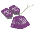 thumbnail image 3 of Inkdotpot Silver Foil Paper Hang Tags Merry And Bright Christmas Favor Tags 50 Pieces, 3 of 6
