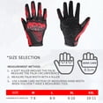 thumbnail image 3 of BSDDP RH-A0123 Motorcycle Racing Gloves with PVC Shell Knuckle Protection, Non-Slip Palm & Adjustable Wrist Fastener Tape - Breathable Mesh Material, Blue XXL Size for Outdoor Riding Safety and, 3 of 7