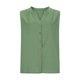 thumbnail image 3 of Eres Más Que una Camisa de Puntuación de Prueba Blusa de Botón sin Mangas de Color Sólido Casual para las Mujeres, Camisetas de Mujer Cuello en V Moda de Poliéster para el Verano, 3 of 8