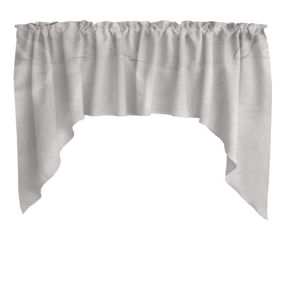 Faux Silk Solid Dupioni Swag Window Valance 72" Wide / 36" Tall