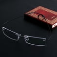 thumbnail image 1 of Fashion Metal Rimless Eye Glasses Eyeglasses Frame Spectacle Frames, 1 of 19