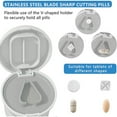 thumbnail image 2 of POINTERTECK 2Pcs Pill Cutter Splitter with Dispenser  Pill Cutter for Small or Large Pills  Crushes Pills  Tablets  Removable Drinking Cup, 2 of 6
