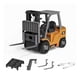 thumbnail image 4 of 1:64 Mini Forklift Remote Control Excavator Engineering Construction Truck Toy with Lights Sounds for Kids Boys Girls, 4 of 5