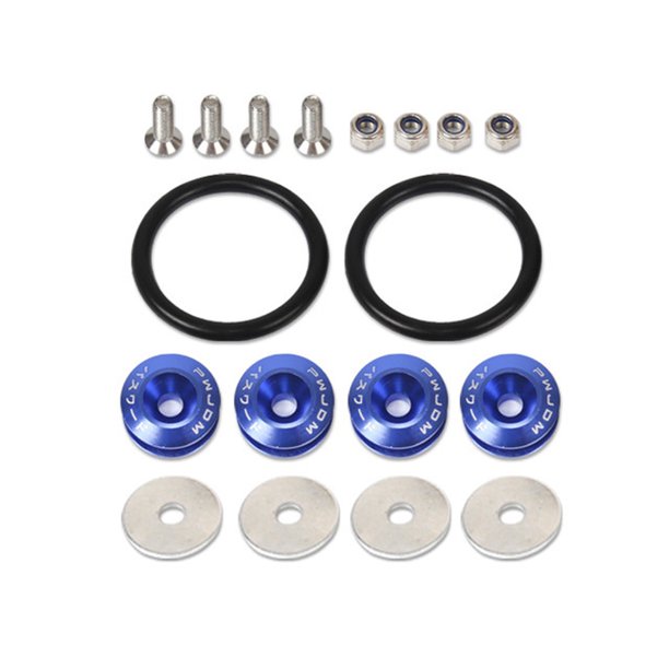 ROBERTA coche-estilo de coche parachoques sujetadores para tronco JDM Kit de sujetadores de liberación rápida accesorios del coche parachoques delantero de aluminio parachoques trasero tapa de la esco huangjie unisex