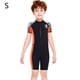 thumbnail image 2 of Niños trajes de buceo traje de buceo secado rápido espalda cremallera mono transpirable deportes skins para buceo snorkeling surf natación negro s Scienceny OD003670-05, 2 of 7