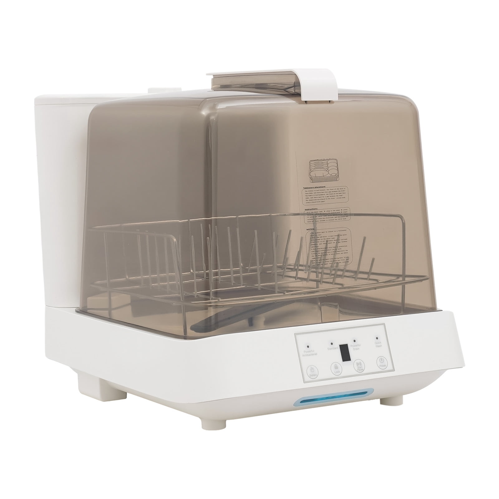 1 PCS Portable Countertop Dishwasher, Automatic Dishwashing with Tank, Mini Dishwasher for Apartments, Dorms and RVs