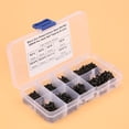 thumbnail image 1 of Pan Head Tapping Screw, 400Pcs Black M2/M2.6  Pan Head Self Tapping Screws Set Assortment Kit  Hex Socket  Tapping Screw, 1 of 8