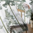 thumbnail image 5 of Forest Trees Sheer Curtains 96 Inches Long 2 Panels Set, Window Sheer Curtains for Living Room/Bedroom, Chinese Pine Branches Watercolor Plant Green Light Filtering Rod Pocket Curtain 52'' x 96'' x 2, 5 of 7