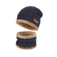 thumbnail image 5 of JINSIJU Men's Winter Hats Scarf, Warm Knit Hat Plush Lined Slouchy Cap, 5 of 5