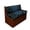Blue Mandala, variant on Pzuqiu Coastal Ocean Turtle Camper Cushions Cover Breathable 2Pcs Camper Seat Slipcover Wear-Resistan Rv Cushion Slipcover Accessories for Travel Trailer Couch Sofa