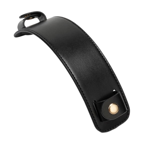 Wxqbjtam Leather Shoulder Strap Pad Detachable Replacement for Laptop Case, Tote Satchels black