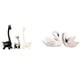 thumbnail image 1 of Figuras de jirafa y cisne de cerámica modernas, estatua creativa, centro de mesa para escritorio, oficina, estantería, dormitorio, sala de estar,, 1 of 8