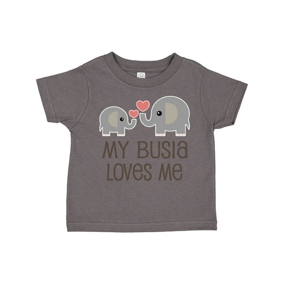 Inktastic My Busia Loves Me Childs Boys or Girls Toddler T-Shirt