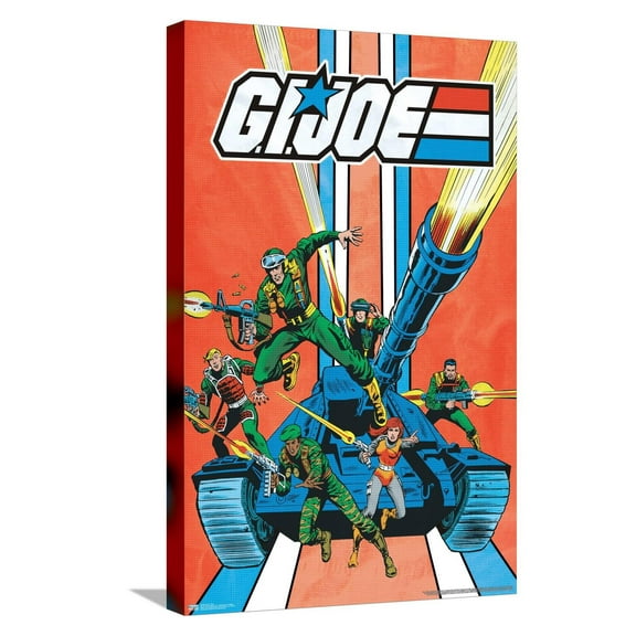 G.I. Joe - Tank Canvas Wall Poster, 14.725" x 22.375"