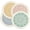 Colorful-4pcs, variant on Set of 4 Round Placemats 13 Inch Table Mats Boho Cotton Woven Mandala Tassels Heat Proof Washable Circle Place Mat for Kitchen Dining Wedding Farmhouse Home Decoration