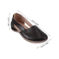 thumbnail image 2 of SHOWERORO Sandalias Con Tacón De Cuña Y Punta Cerrada Mujer Negras Estilo Casual Y Elegantes, 2 of 8