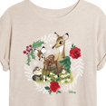thumbnail image 3 of Disney Bambi - Christmas - Family In The Forest - Juniors Ideal Flowy Muscle T-Shirt, 3 of 5