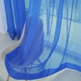 thumbnail image 3 of VogueV Sheer Window Curtain Panels 2Pcs, Leaf Pattern Tulle Drapes for Door & Window, Light Filtering Privacy Voile Panels for Bedroom/Living Room, Home Decor, 2 Curtains, 3 of 4