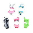 thumbnail image 5 of E-TING 10Pcs =5 Sets Beach Bikini Swimsuit Bathing Doll Clothes Swimwear with 5 Pairs Shoes for 11.5 Inch Girl Dolls (Style A), 5 of 5