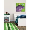 thumbnail image 4 of "Happy Happy Hippo" Painting Print on Wrapped Canvas, 4 of 5