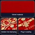 thumbnail image 4 of Xihbxyly Sobres de Terciopelo Rojo, Juego de 6 Piezas, Color Rojo Festivo, Material de Terciopelo Suave y Elegante, Perfecto para Regalos En Efectivo, Bodas y Festividades, Tamaño Generoso de 7,08 X, 4 of 5