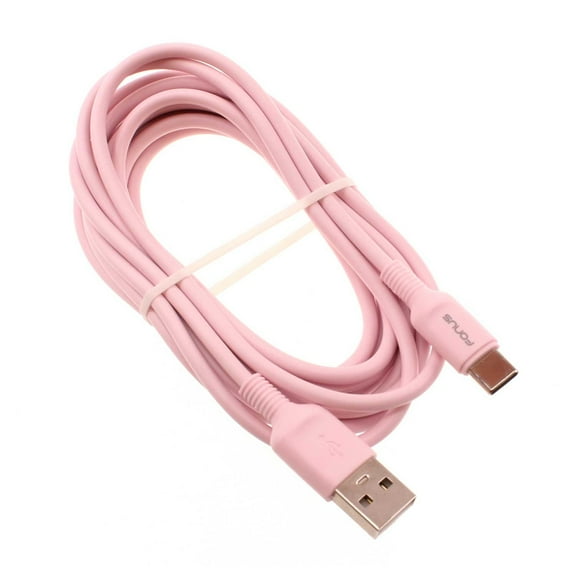 Pink 10ft Long USB-C Cable for Boost Mobile Celero 5G/Plus (2024) - Charger Cord Power Wire Type-C Fast Charge Sync for Celero 5G/Plus (2024) Models