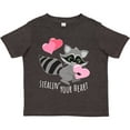 thumbnail image 3 of Inktastic Stealin' Your Heart Cute Raccoon Boys or Girls Toddler T-Shirt, 3 of 5