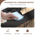 thumbnail image 4 of BeesClover Grande Armoire à Chaussures avec 3 Portes, Armoire de Rangement pour Chaussures Autoportante à 6 Attaches pour l'Entrée avec Tablettes Ajustables, 4 of 9
