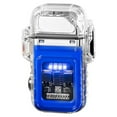 thumbnail image 2 of Electric Torch Arc Lighter with Flashlight Transparent Waterproof Lighter Plasma Dual ARC Windproof Lighter USB Rechargeable Lighters Outdoor Camping Gift, 2 of 7