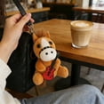 thumbnail image 2 of Stuffed Animal Toy Keychain - Soft Horse Keychain Charm for Backpack, Handbag and Purse - 5.75in, 2 of 6