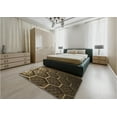 thumbnail image 5 of Ahgly Company Machine Washable Indoor Rectangle Transitional Light Brown Area Rugs, 6' x 9', 5 of 7