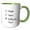 Green/White, variant on 3drose, Single Taken Building My Empire Funny Checkbox Relationship Status, 11oz Two-tone Red Mug