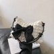 thumbnail image 5 of Bolsos de hombro para mujer Bowknot Underarm Bag Bolsos sólidos Embrague femenino (Blanco), 5 of 6