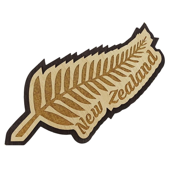 Printtoo New Zealand Souvenir Wooden Engraved Fridge Magnet Collectibles Gift