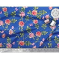 thumbnail image 2 of Soimoi Cotton Duck Fabric Leaves,Rose & Peony Floral Decor Fabric Printed Yard 56 Inch Wide, 2 of 3