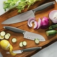 thumbnail image 6 of Rachael Ray Cutlery Japanese Stainless Steel Chef Knife Set, Gray, 3-Piece, 6 of 6