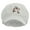 White, variant on Running Fireball Embroidered Cotton Elastic Newsboy Cap - White OSFM