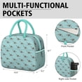 thumbnail image 6 of Womens LightBlue Cartoon Dinosaurs Skeletons Pattern Lunch Box for Work,Insulated Lunch Bag for Women,Loncheras Para Mujer,Leakproof Adult Lunch Bag for Work,Beach,Travel,Picnic,Camping, 6 of 7